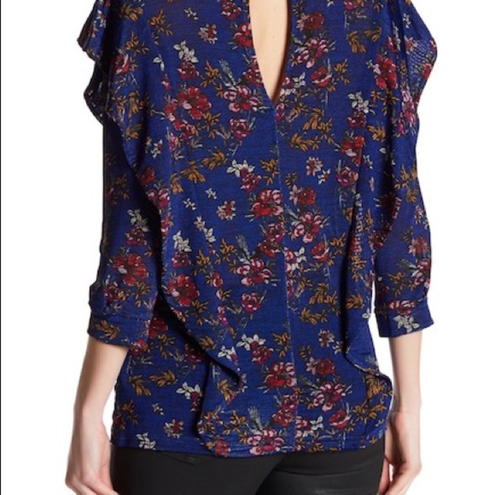 NWT Dock Street Floral Top - Picture 3 of 4